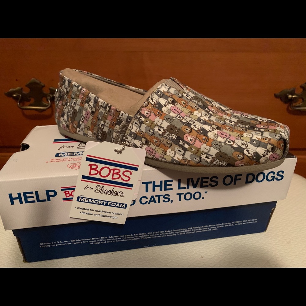 Sketchers Bobs Dog slip-on shoes